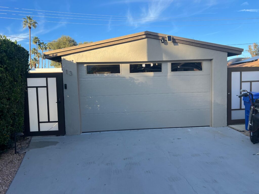 flush panels garage door
